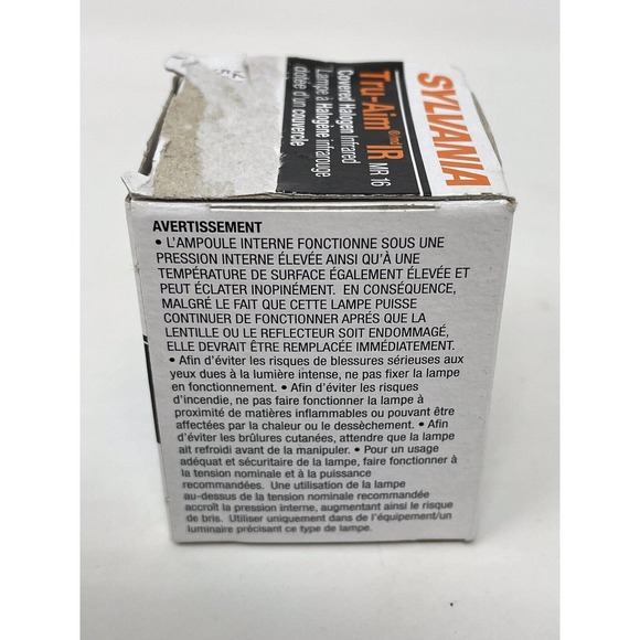 one NEW Sylvania 50MR16/IR/FL35/C 12V 50W Flood 54173 EXN Halogen 2-Pin MR16 - Picture 4 of 10